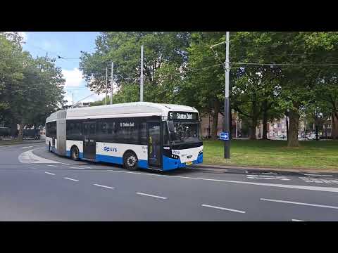 #GVB buslijn 15 voertuig 1908 bij het Haarlemmermeerstation 12-9-2022