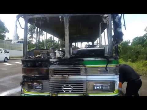 Nasese Buses ltd bus burned near Laqere Bridge