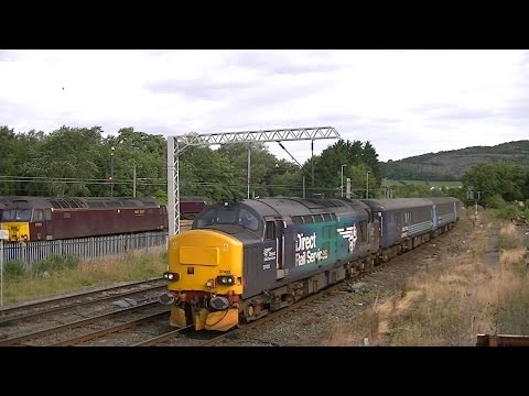 Northern Rail Loco Haulage. DRS 37423 tnt 37604. 2C32. Carnforth. 20/07/15