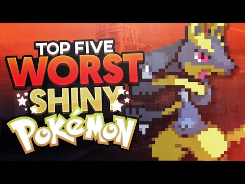 Top 5 Worst Shiny Pokemon