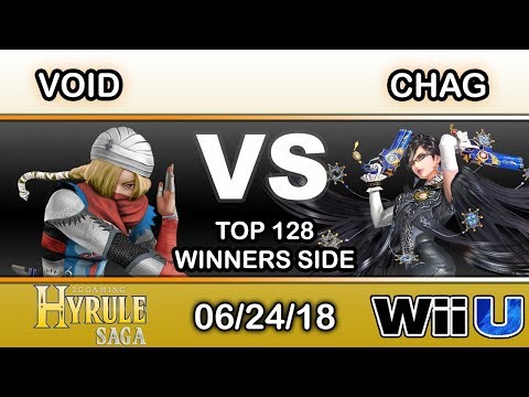 Hyrule Saga - CLG | VoiD (Shiek) Vs Chag (Bayonetta) Top 128 Winners - Smash 4