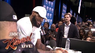 Guillermo at NBA All-Star Media Day 2018 – Finding LeBron