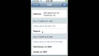 MyTime Demo: Add a Call and Return Visit