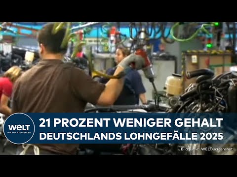 DEUTSCHLAND: Lohnschere öffnet sich! Ostdeutsche verdienen im Durchschnitt 13.000  Euro weniger!