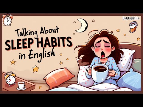 Talking About Sleep Habits 😴🛏️ | Natural English Conversation Practice
