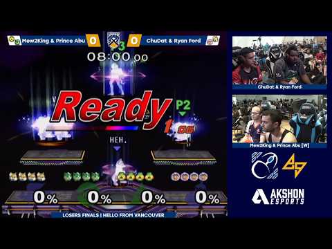 BOBC2 | Mew2King & Prince Abu (Green) vs. ChuDat & Ryan Ford (Blue) | SSBM Grand Finals