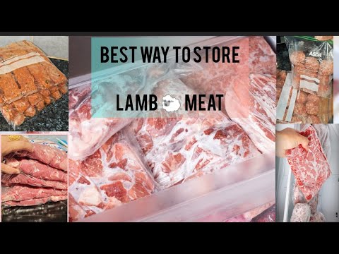 Best way to store lamb 🐑 meat 
