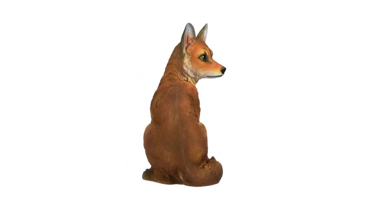 Woodie the Woodland Fox Garden Statue Video