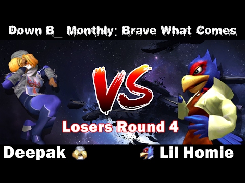 [Melee Singles LR4] Deepak(Sheik) vs Lil Homie(Falco) [DownB_ January Monthly]