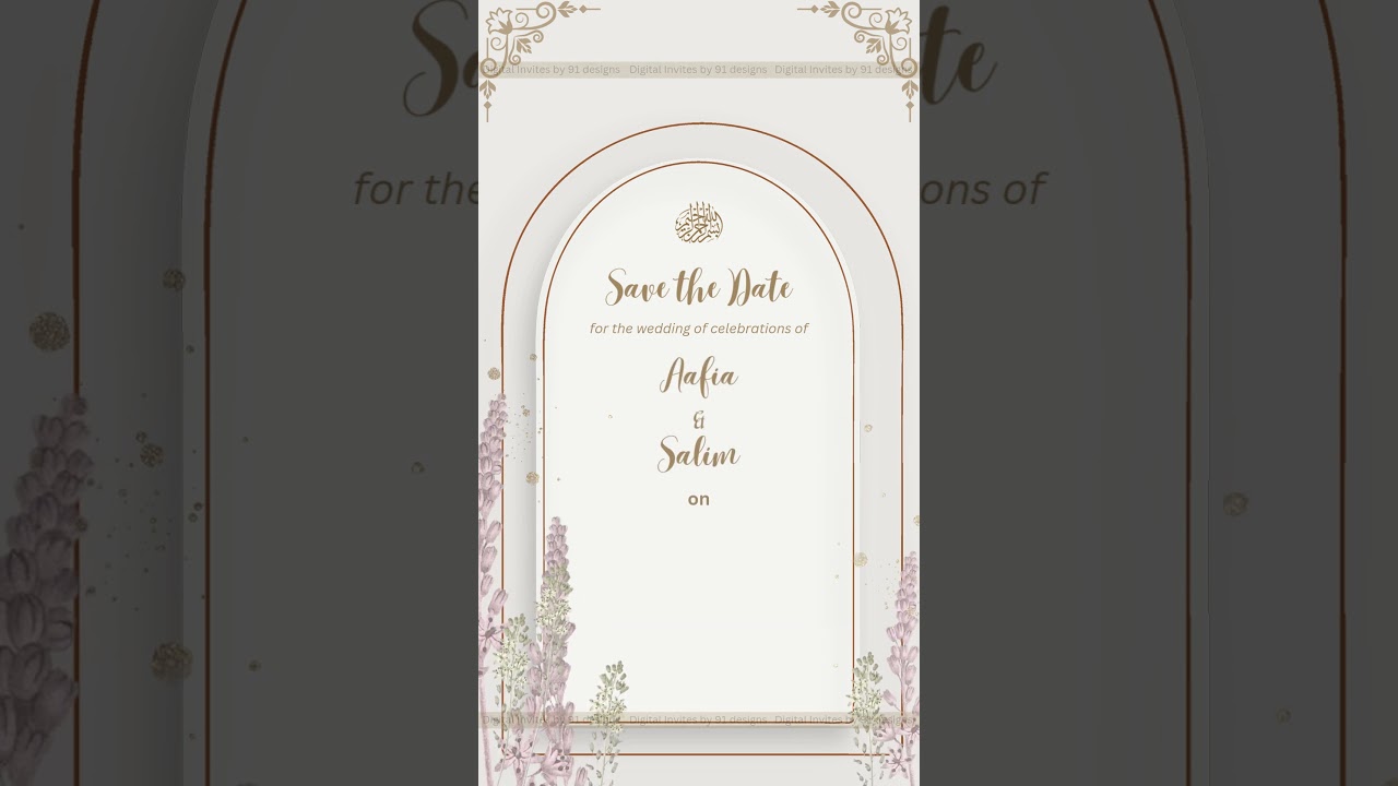Botanical Garden Save the Date Announce