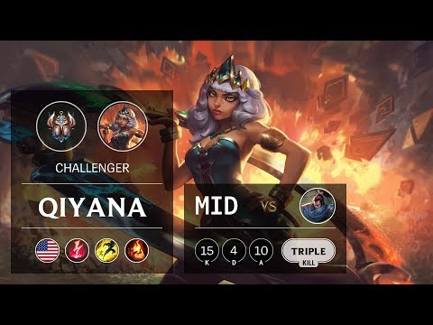 Qiyana Mid vs Yasuo - NA Challenger Patch 9.13