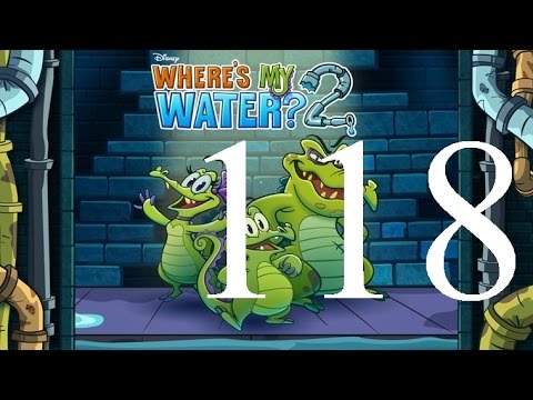 Where's My Water 2 Level 118: Like a Phoenix 3 Ducks iOS Walkthrough