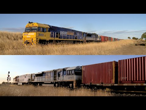 "R U OK?" LDP003 On 4MA5 Pacific National Freight Train (2/3/2022) - PoathTV Australian Railways