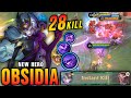 28 Kills Sovereign Of Dark S End Obsidia New Hero MLBB Monster Marksman New Hero Tryout MLBB