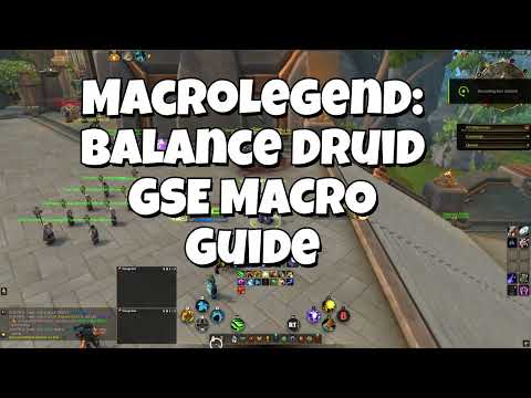 Balance Druid - Mythic+ AOE GSE Macro & Guide