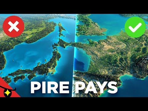 8 PAYS à la PIRE GÉOGRAPHIE 🗺️