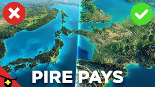 8 PAYS à la PIRE GÉOGRAPHIE 🗺️