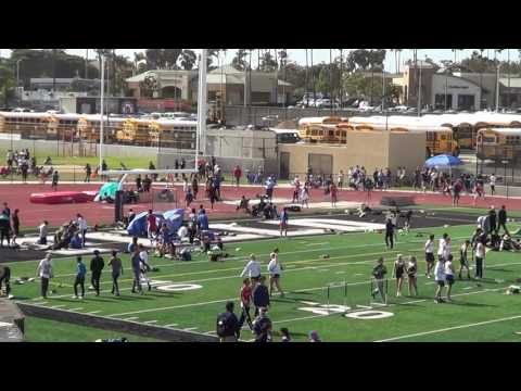FSB 400m Heat 2 at Sunset League Prelims 4-28-17 - Los Alamitos Boys