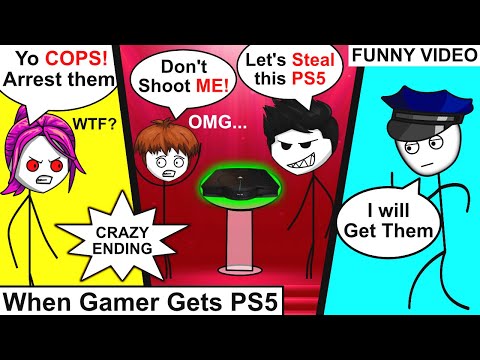When A Gamer Gets PlayStation 5 | Gamer Gets PS5 Video