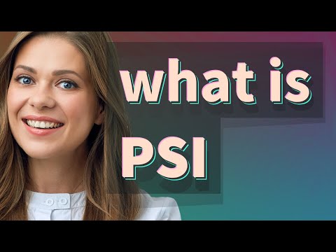 Psi | meaning of Psi