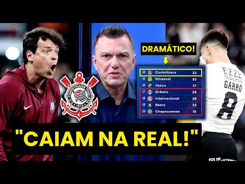 “O QUE ESPERAR??? Cara, o CENÁRIO pro CORINTHIANS é MUITO…” MAURO CEZAR ANALISA CRISE!
