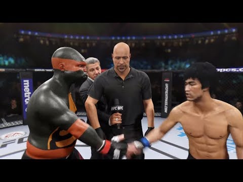 Michelangelo vs. Bruce Lee (EA Sports UFC 2)