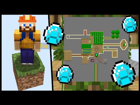 END SEVİYESİ ve DELİ ELMAS! - Minecraft: TEK BLOK SKYBLOCK #17