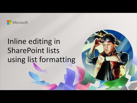 Inline editing in SharePoint lists using list formatting Inline editing in SharePoint lists using list formatting