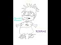 How To Draw Chuckie Finster From Rugrats Animation Step By Step Shorts