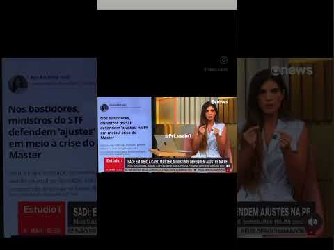 TRETA AO VIVO NA GLOBO NEWS! MALU GASPAR DESMORALIZOU A ANDREIA SADI, SOBRE A CASO DO BANCO MASTER!