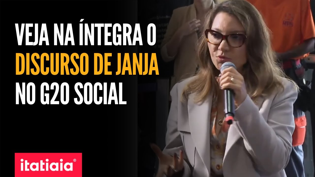 JANJA FAZ DISCURSO NO G20, PEDE REGULAÇÃO DAS REDES SOCIAIS E CRITICA ELON MUSK