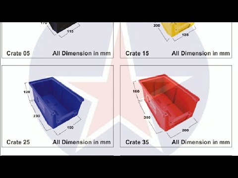 Yellow 15  Plastic Bin