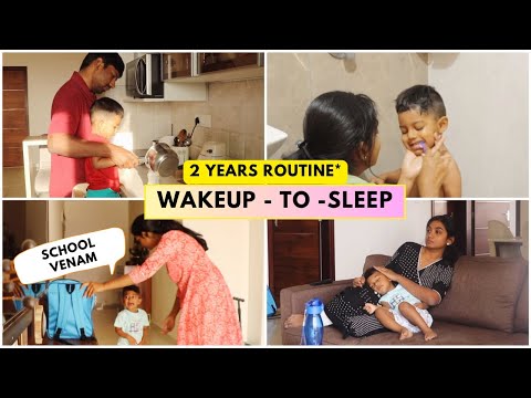 தமிழில்: Our Toddler’s: Food + Sleep + School + Play Everyday Routine | Realistic* Morning-Night🌙