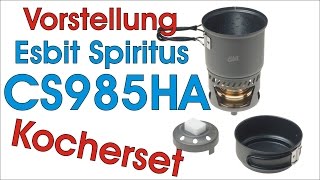 Esbit Spiritus CS985HA-Trockenbrennstoff-Kochset