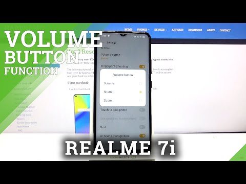 How to Change Volume Button Function in Camera App on Realme 7i