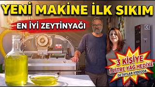Yeni Makineyle İlk Zeytinyağımızı Sıktık! (Asit Oranı Kaç?)