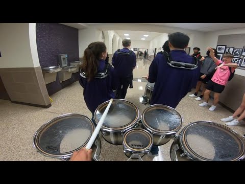 IHS Drumline State Sendoff QUADS Cam 3/22/23