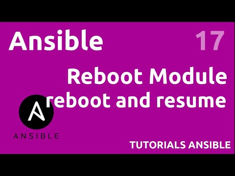 Reboot module ANSIBLE 17