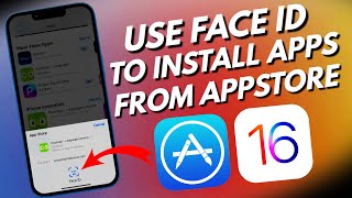 How to add Face ID to apps iPhone 14 - How to use face id to install apps from app store