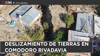 DESLIZAMIENTO de TIERRAS en Comodoro Rivadavia: más de 200 FAMILIAS EVACUADAS