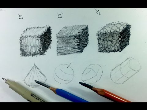 How to create textures Pen vs Pencil vs Charcoal