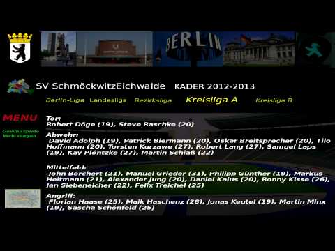 SV SchmöckwitzEichwalde Kader 2012 13 Kreisliga A 4 Abteilung