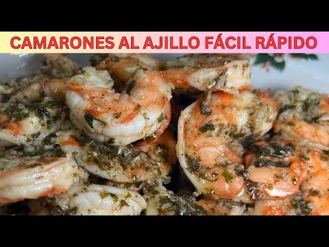 Cómo hacer Camarones al Ajillo | La Mejor Receta de CAMARONES al Ajillo Fácil y Rápido 🍽️