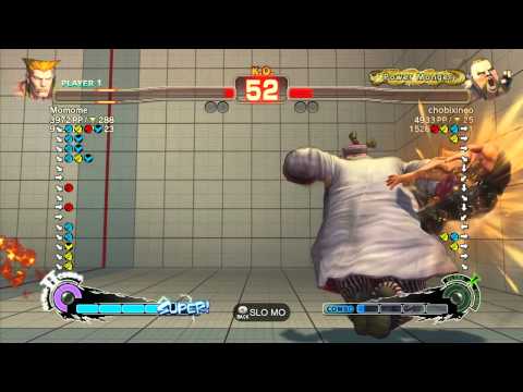 SSF4 AE: Momome (Guile) vs chobixinco (Rufus) - Ranked Match (720p HD)