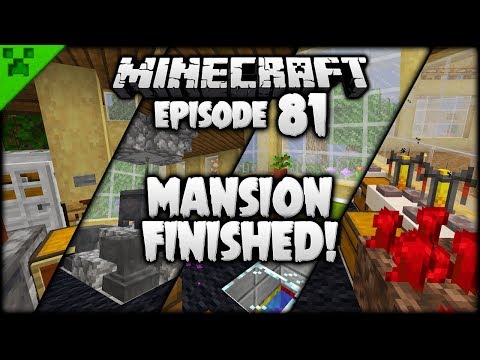 FINISHING ALL The MANSION Rooms! | Python's World (Minecraft Survival Let's Play) | Episode 81