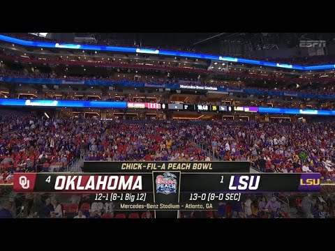 NCAAF 2019-2020 / CFP Semifinal / Peach Bowl / (4) Oklahoma Sooners - (1) LSU Tiger / EN