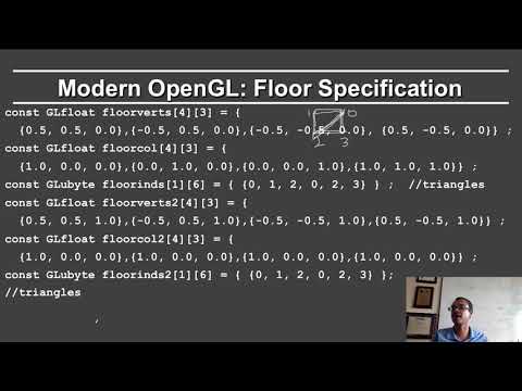 Online Graphics Course OpenGL 1: Drawing Basic OpenGL Primitives (OpenGL 3+)