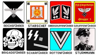Every SS & SA Rank Explained By a German