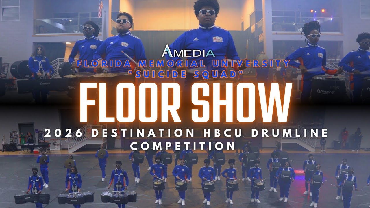Florida Memorial University "Suicide Squad" Drumline Floor Show | 2026 Destination HBCU | 4K  🔥🎥🎬‼️