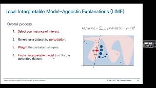 KAIST XAI Tutorial 2024 | XAI Methods I: Local Explanation Methods | Myeongjin Lee (KAIST)